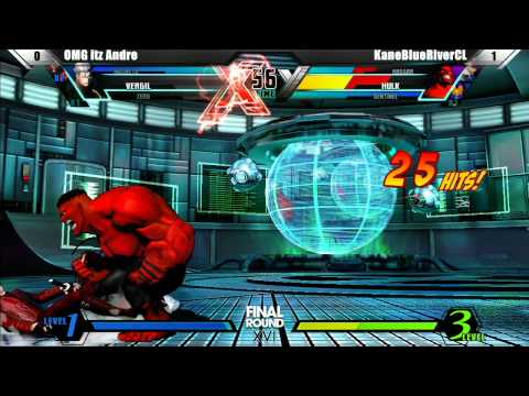 UMVC3 Exhibition OMG itz Andre vs KaneBlueRiverCL - Final Round XVI