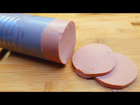 Hausgemachtes Wurst Rezept in einer Flasche, es ist ein köstliches und einfaches Rezept