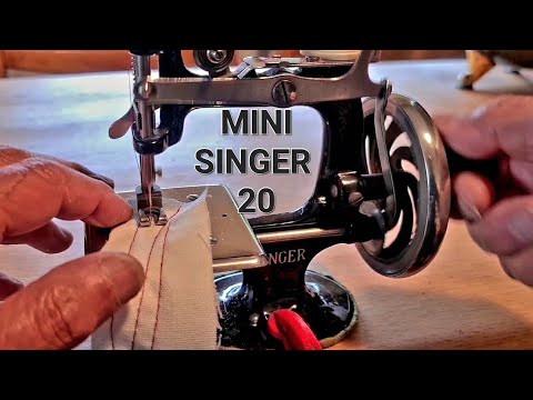 MINI SINGER ( 20 ) SEWING MACHINE #SingerSewingMachine #Antique #Vintage #AntiqueSewingMachine #Toys