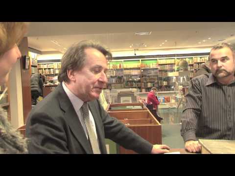 Tonhalle Düsseldorf - Pianist Rudolf Buchbinder im Antiquariat des Stern-Verlags am 08.12.2011