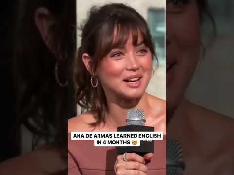Ana De Armas learned english in only 4 MONTHS