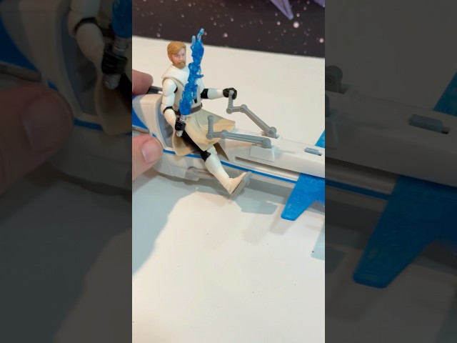 Vídeo relacionado con Star Wars Epic World of Action, Figura de 10 cm de OBI-WAN Kenobi y Speeder Bike BARC
