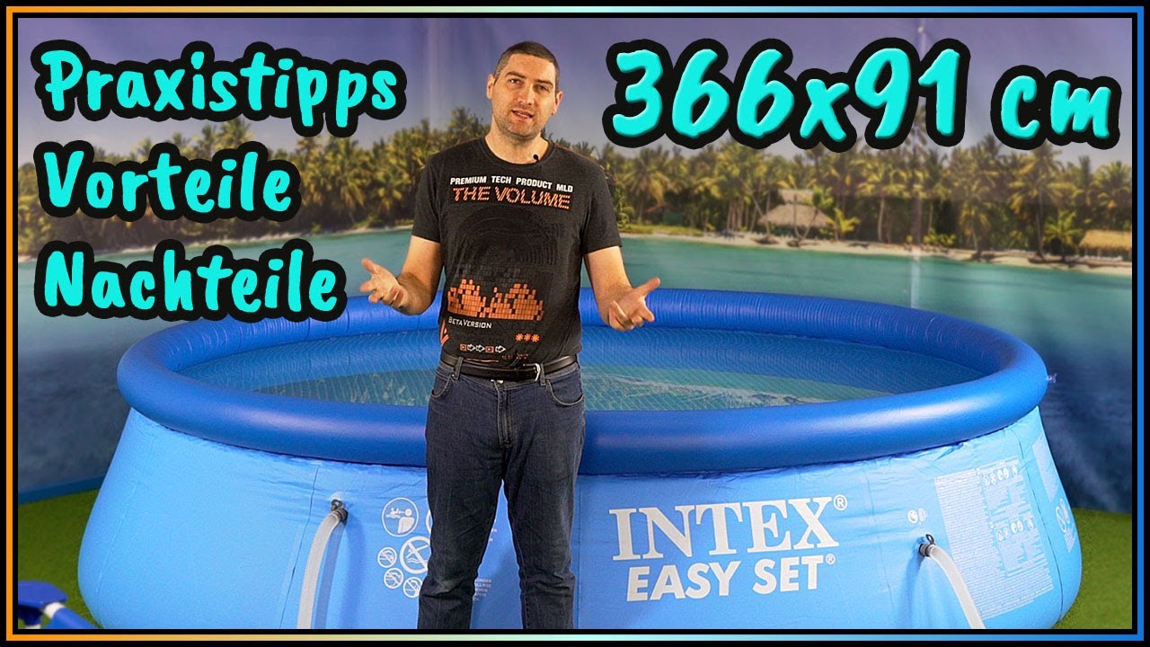 Intex Quick Up Pool 366×91 cm im Test 🏊‍♂️- Für wen ist dieser Pool geeignet
