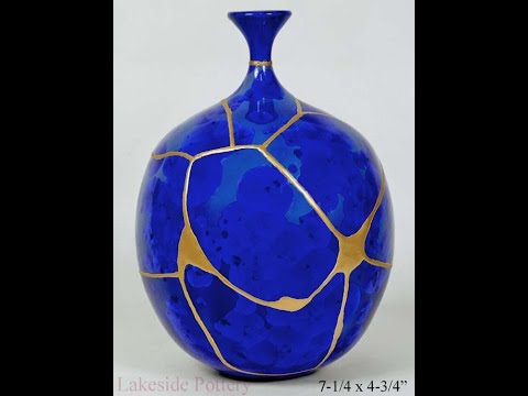 Kintsugi Art Process Time Lapse - Crystalline Vase video