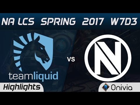 TL vs NV Highlights Game 3 NA LCS Spring 2017 W7D3 Team Liquid vs EnvyUs