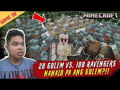 Evo Kaloko - 100 Ravengers vs  20 Golems - Minecraft Part 38