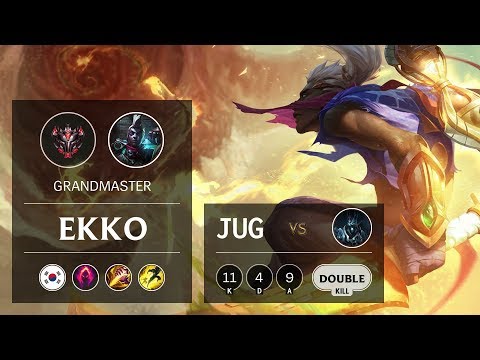 Ekko Jungle vs Karthus - KR Grandmaster Patch 10.2