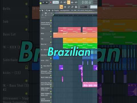 BRAZILIAN FUNK FL STUDIO TUTORIAL! #flstudio #musicproducer