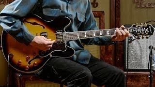 Video thumbnail for Epiphone Sheraton II Vintage Sunburst by Reverb
