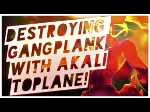 Zerinali | DESTROYING GANGPLANK UNRANKED TO CHALLENGER AKALI ONLY -  League of Legends