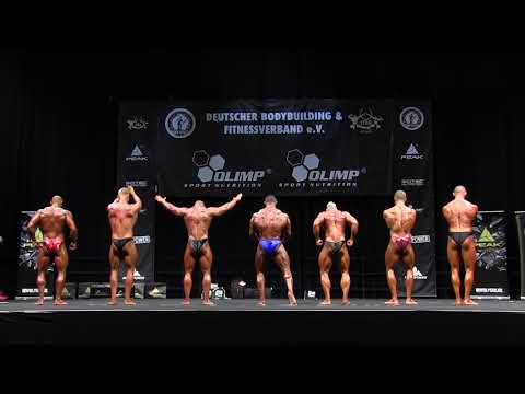 Männer Bodybuilding 4 Finale @Int  Deutsche Meisterschaft 2017