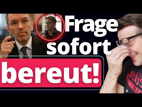 Herbert Kickl zerlegt frechen ZDF Reporter!