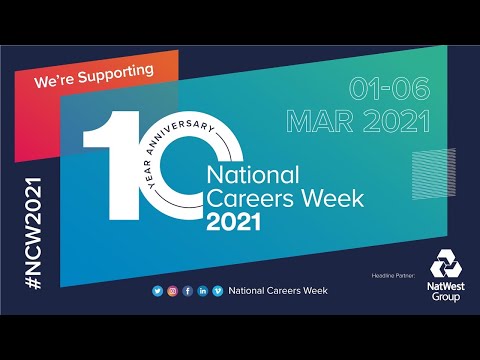 Welcome to National Careers Week!