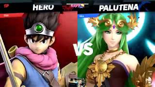 【ウメブラSP4】ウィナーズTOP24　あばだんご（パルテナ） VS Tsu（勇者、ルカリオ）【スマブラSP】 Abadango(Palutena) VS Tsu(Hero,Lucario)