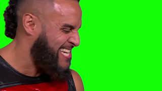 Tama Tonga making weird noises green screen