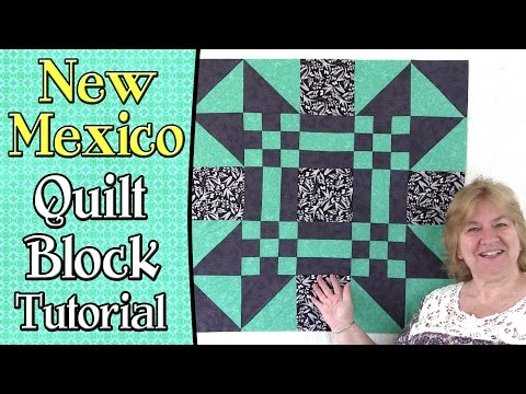 Quilting Blocks: HUGE 30" New Mexico Quilt Block Tutorial