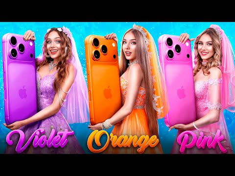 Pink vs Orange vs Violet Girl Went on Wedding! Four Weddings in 24 Hours