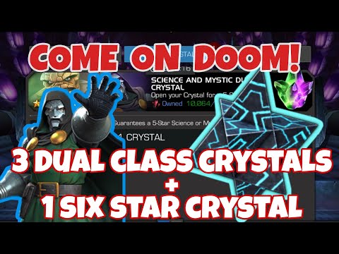 Give me DOOM! Three 5 stars & One 6 Star crystal Opening | Marvel Contest of Champions
