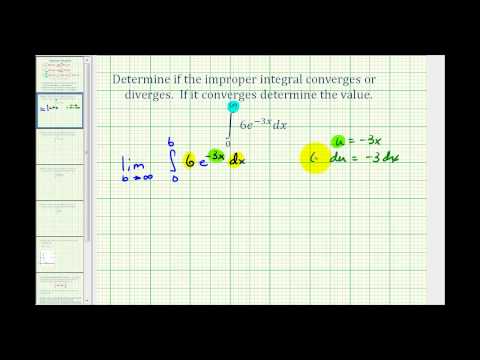 Ex 1:  Improper Integrals