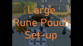 The Ideal Set-up For Large Rune Pouches For PVM (Not Including Grasping Pouches)
