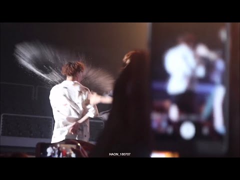 180707 병재가 뿌린 물에 맞은 하온이 [슈퍼루키 끝판왕 서울]