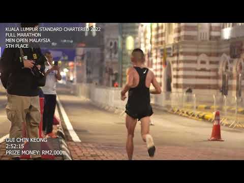 Pemenang Men Open Malaysian FULL Marathon KUALA LUMPUR STANDARD CHARTERED MARATHON 2022