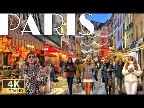 [🇫🇷Paris France 4K 120FPS Walking Tour] PARIS WINTER WALK 04/DECEMBER/2025