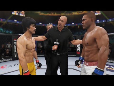 Bruce Lee vs. Andre Bishop (EA Sports UFC 3) - Epic Battle 💯 🐲 - Dragon Fights 🐉