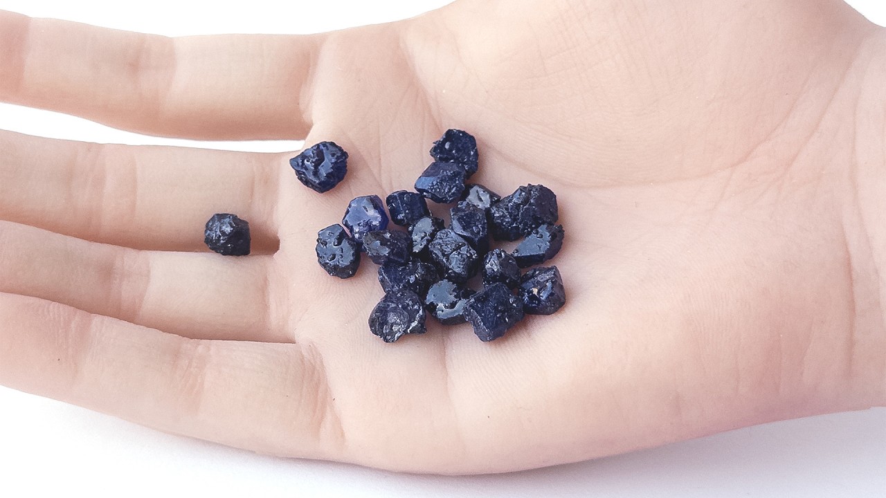 Blue Sapphire | Undrilled Rough | 5.5-7mm Bead Size | 100 Carats video