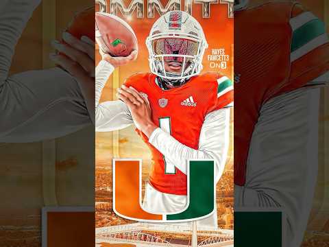 Miami's NEXT stud QB has a ROCKET launcher 💪🔥 #miamihurricanes #miami #shorts