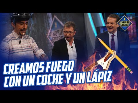 NO INTENTAR EN CASA - Con un coche y un lápiz, Marron crea fuego - El Hormiguero