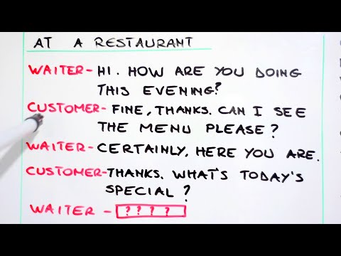 SI TË KOMUNIKOJMË NË RESTORANT.