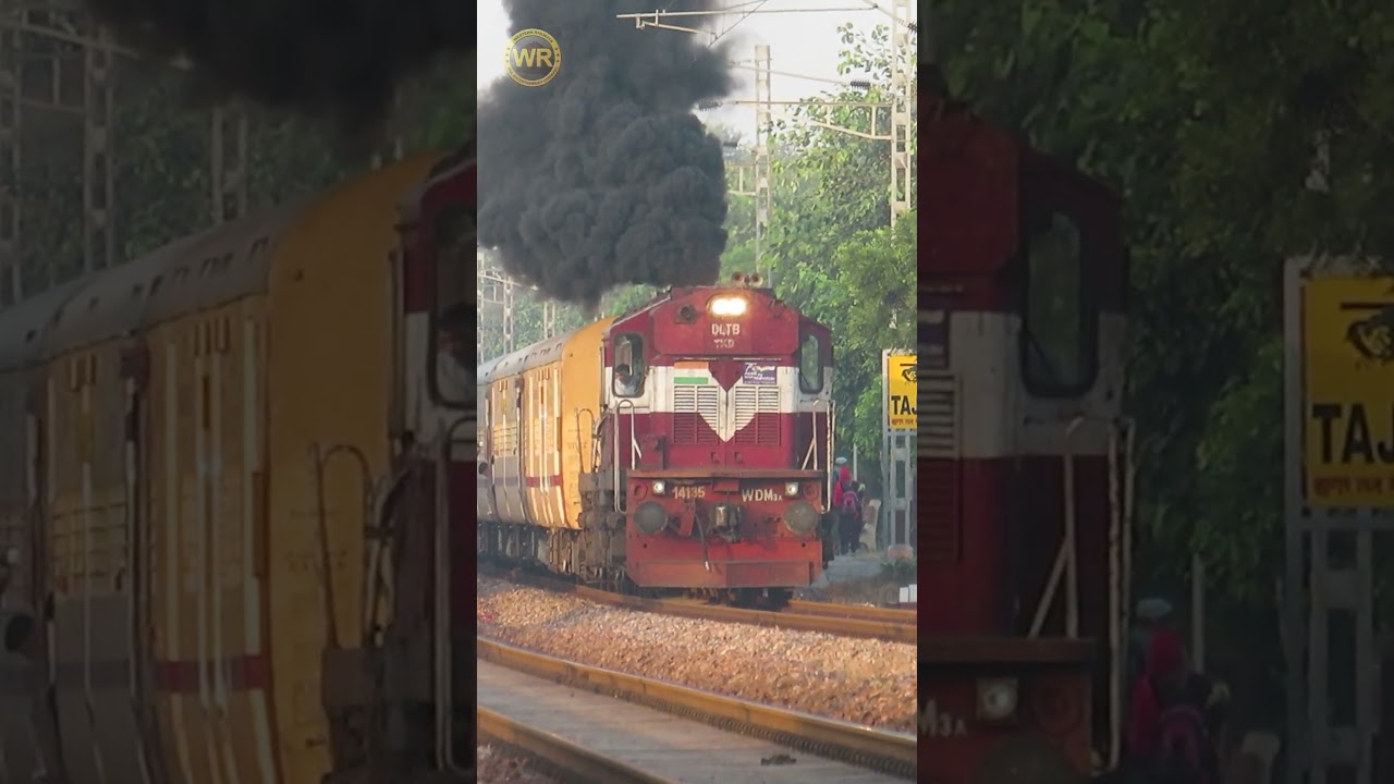Smoker WDM-3A Chugs Accelerates Hard #dieselengine #dieselpower