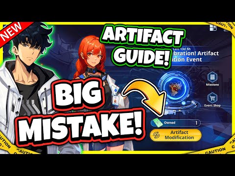 BIG MISTAKE! ARTIFACT CRAFTING EVENT GUIDE! THE MOST IMPORTANT EVENT! [Solo Leveling: Arise]