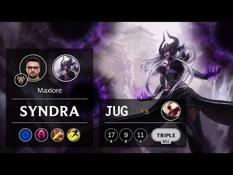 Syndra Jungle vs Lee Sin - EUW Challenger Patch 9.24