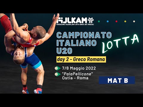 Lotta - Campionato Italiano U20 Greco Romana 2022 - MAT B