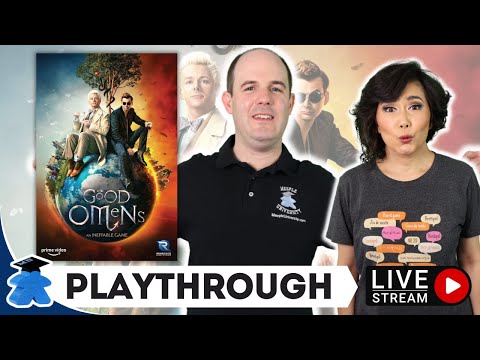 Good Omens: An Ineffable Game ️- Playthrough Board Game