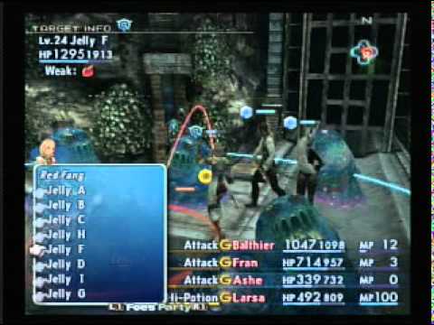 Final Fantasy 12 Video Playthrough Part 115 "Slime Rape..."