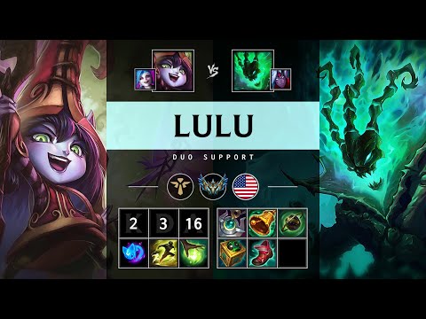 Lulu Support vs Thresh - NA Challenger Patch 25.14