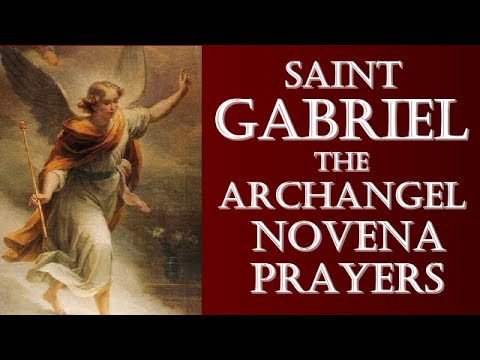 SAINT GABRIEL THE ARCHANGEL NOVENA PRAYERS