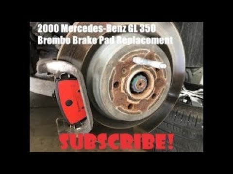 DIY: 2014 Mercedes GL 350 Front & Rear Brembo Brake Pad Service #brake #diy #howto #repair #cars