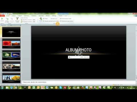 Créer un diaporama photo automatiquement sous PowerPoint 2010