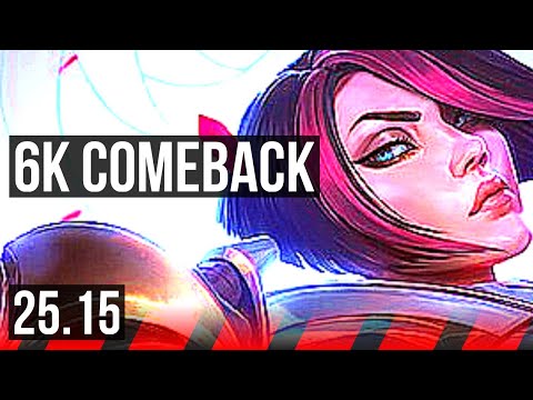 FIORA vs CAMILLE (TOP) | Penta, Comeback, 61k DMG, Legendary | KR Master | 25.15