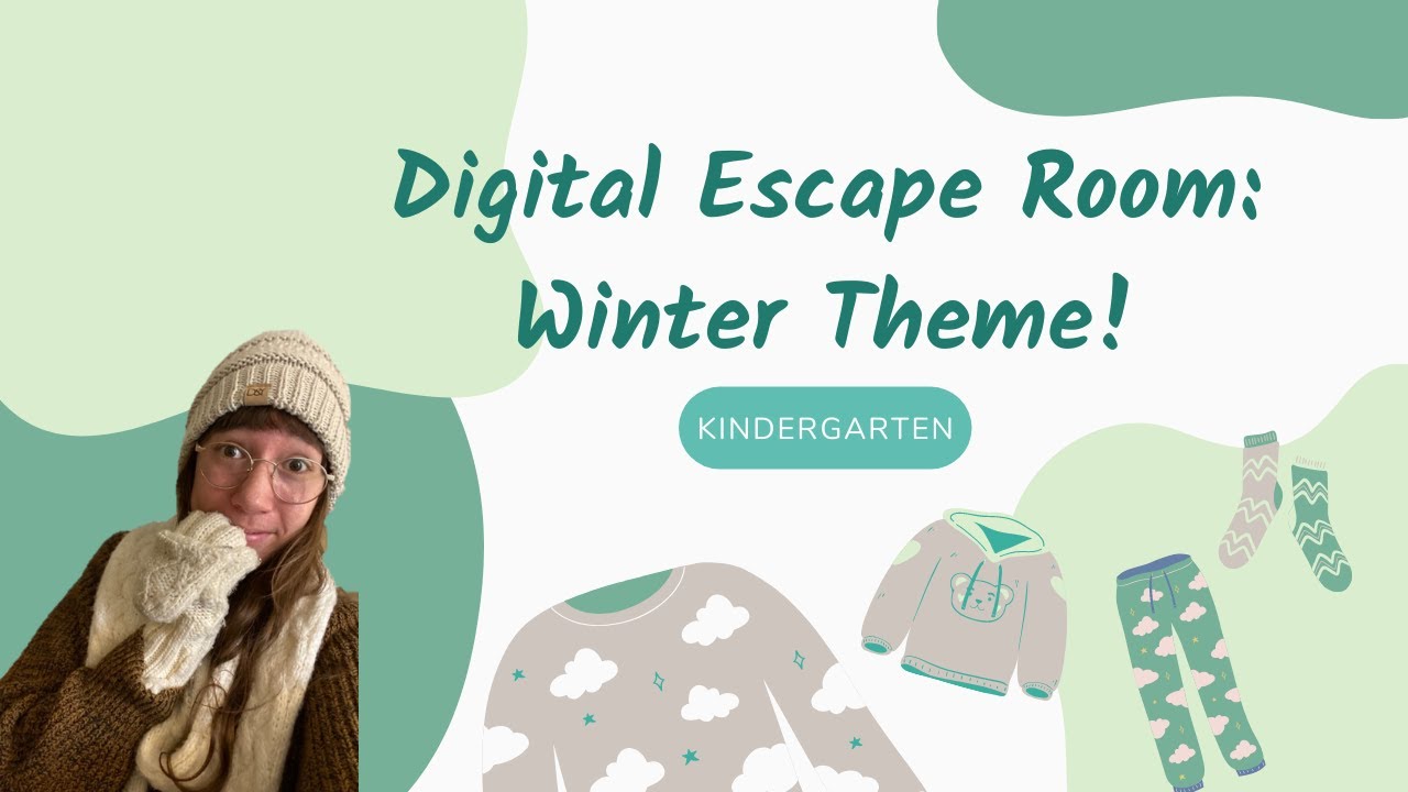 Winter Digital Escape Room: Kindergarten Math