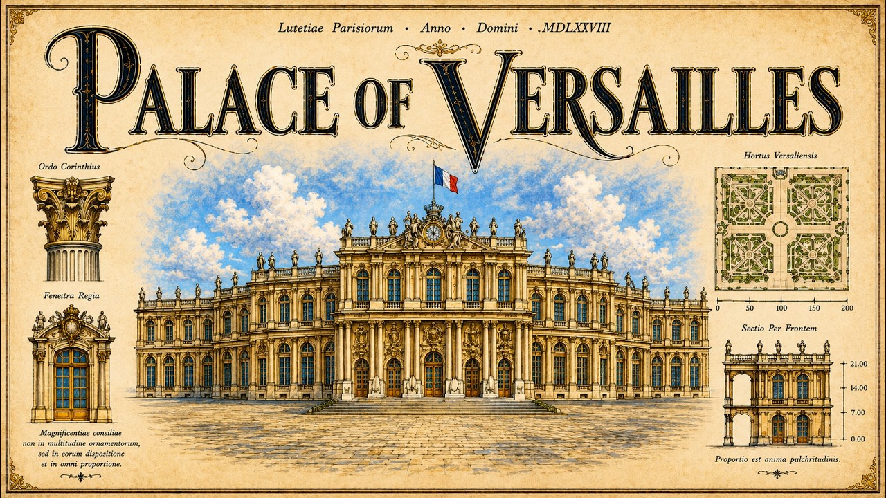 Palace of Versailles — Mirror Makers Who Worked Under Penalty of Death | Fall Asleep to Architecture