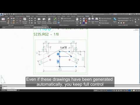 Getting Started with Advance Steel: Part 27 - Customizing the drawing afterwards