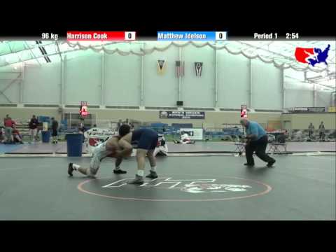 Harrison Cook vs. Matthew Idelson at 2013 ASICS University Nationals - FS