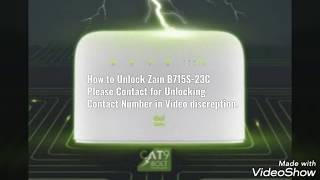 How to unlock Zain B715s-23c 81.1