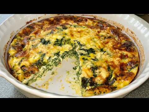 Cottage Cheese, Spinach and Egg Bake Recipe