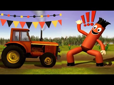 POLLITO PIO EL TRACTOR versus HOTDOG DE LA GRANJA EFFECTOS LLENO DE ACCIÓN #pollitopio